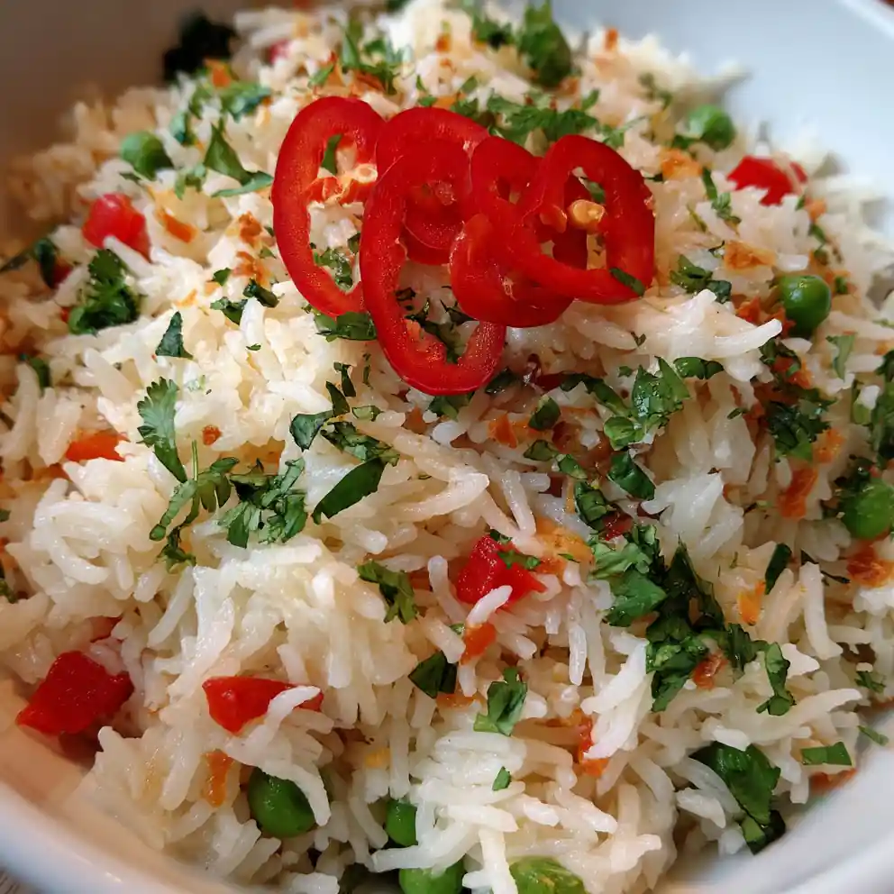 Tropical Coconut Pepper Rice 4 Tropical Coconut Pepper Rice