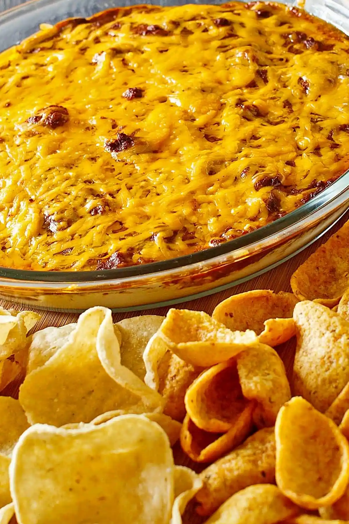 Quick Three-Ingredient Chili Cheese Dip 3 Recipe image