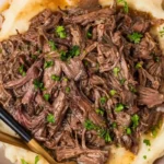 Tender Slow Cooker Shredded Beef 4 Tender Slow Cooker Shredded Beef