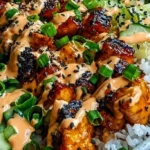 Creamy Bang Bang Chicken Bowls 4 Creamy Bang Bang Chicken Bowls