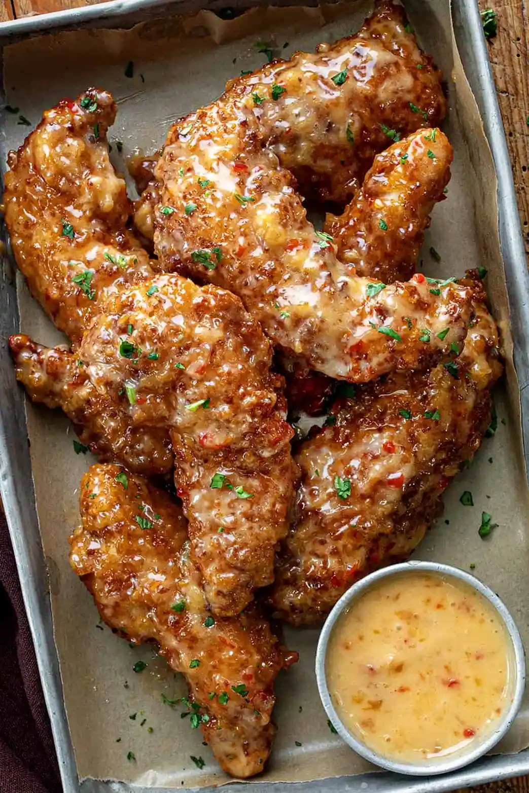 Crispy Bang Bang Chicken with Spicy Creamy Sauce 3 Recipe image
