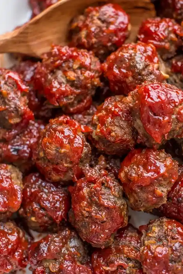 Baked BBQ Meatballs 3 Recipe image
