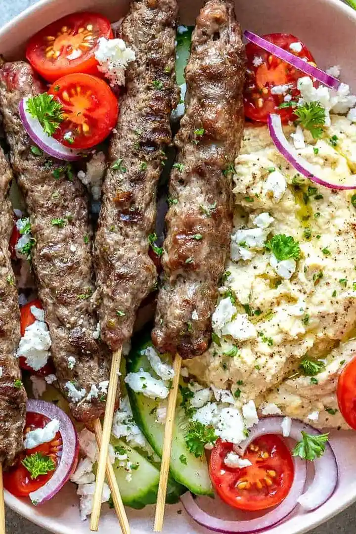 Juicy Beef Kafta Kabob 3 Recipe image