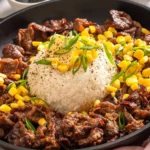 Savory Beef Pepper Rice 4 Savory Beef Pepper Rice