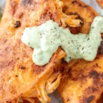 Crispy Buffalo Chicken Tacos with Jalapeño Sauce 4 Crispy Buffalo Chicken Tacos with Jalapeño Sauce