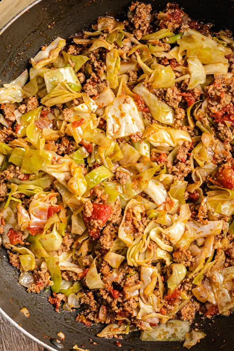 Cabbage and Ground Beef Skillet 3 Recipe image