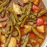 Hearty Cajun Smothered Green Beans and Potatoes 4 Hearty Cajun Smothered Green Beans and Potatoes