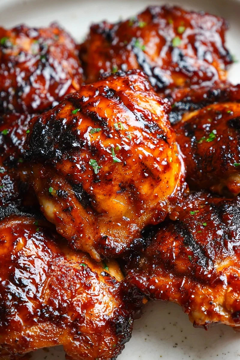 Oven-Roasted Caramelized BBQ Chicken Thighs 3 Recipe image