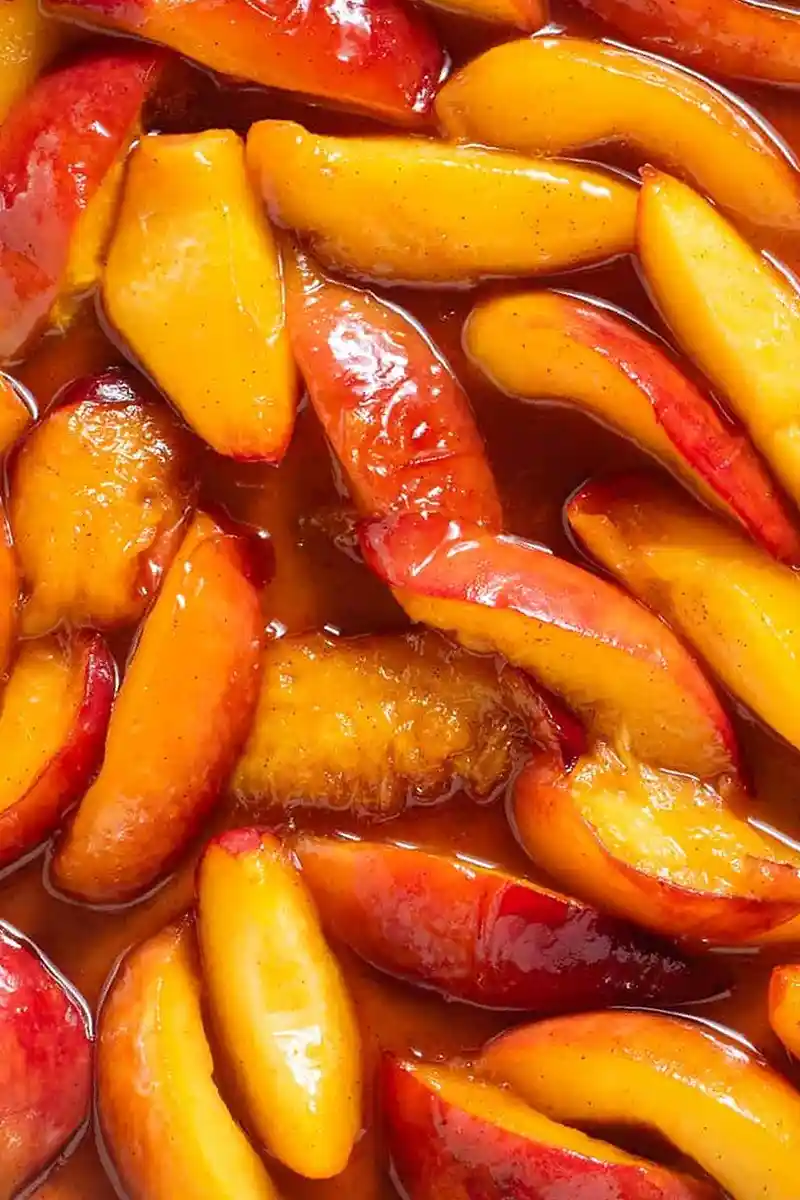 Quick Skillet Caramelized Peaches 3 Recipe image