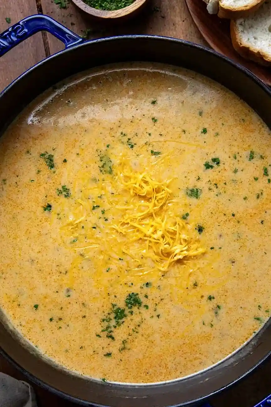 Creamy Cheesy Beef and Potato Soup 3 Recipe image