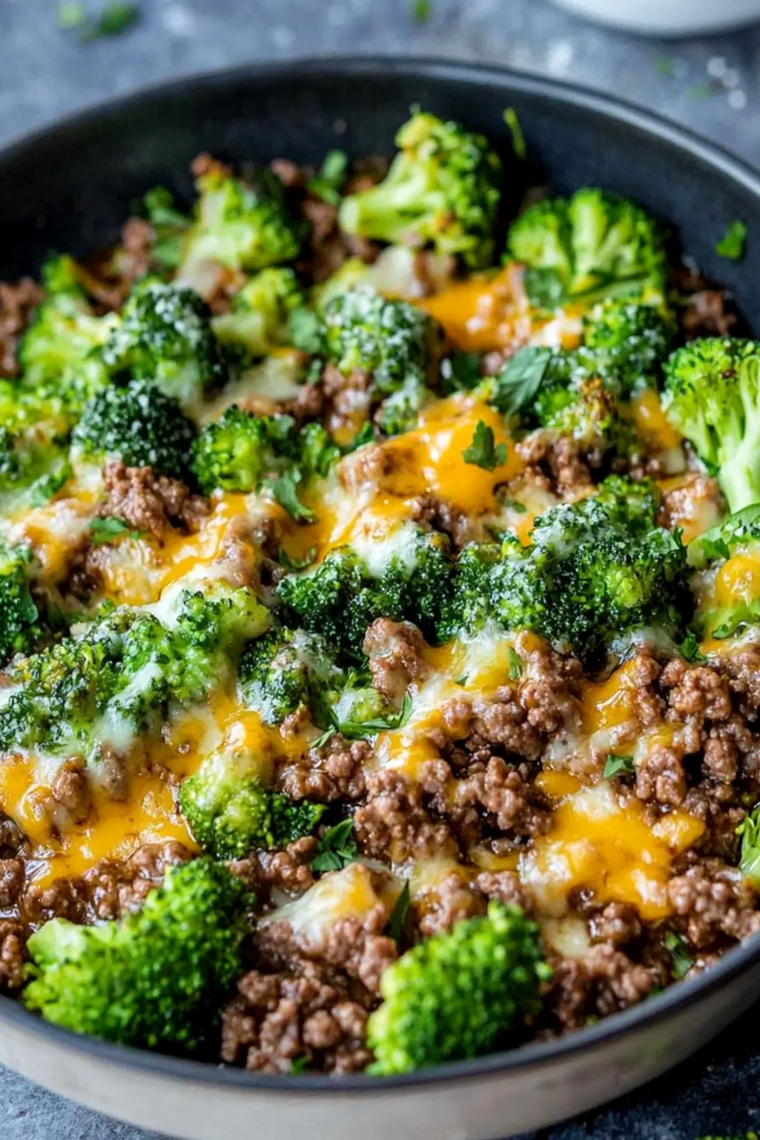 Cheesy Ground Beef and Broccoli One-Pan Meal 3 Recipe image