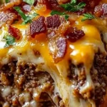 Cheesy Loaded Meatloaf Casserole 4 Cheesy Loaded Meatloaf Casserole
