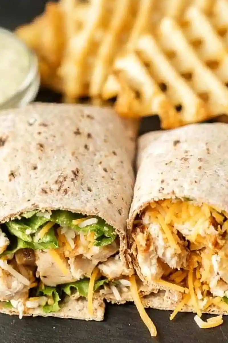Homemade Grilled Chicken Cool Wrap 3 Recipe image