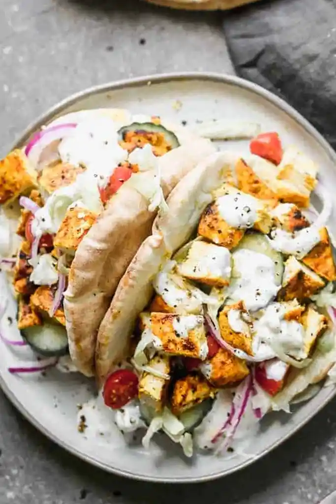 Mediterranean Grilled Chicken Gyros 3 Recipe image