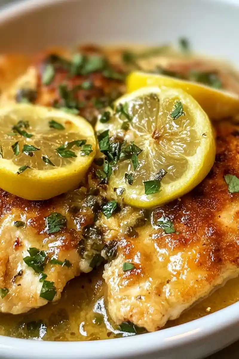 Pressure Cooker Chicken Piccata with Creamy Lemon Sauce 3 Recipe image
