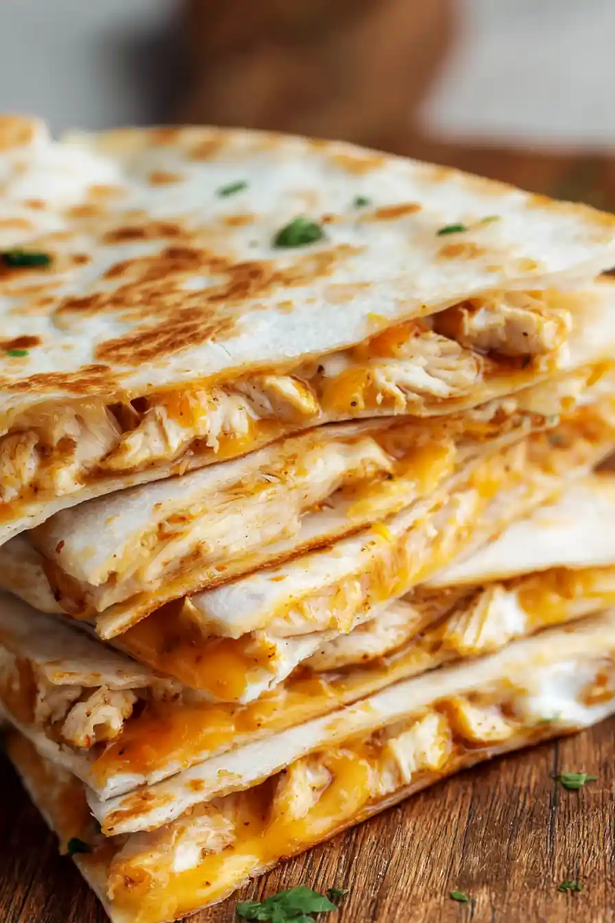 Cheesy Chicken Quesadillas 3 Recipe image