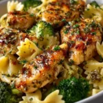 Cowboy Butter Lemon Bowtie Chicken with Broccoli 4 Cowboy Butter Lemon Bowtie Chicken with Broccoli