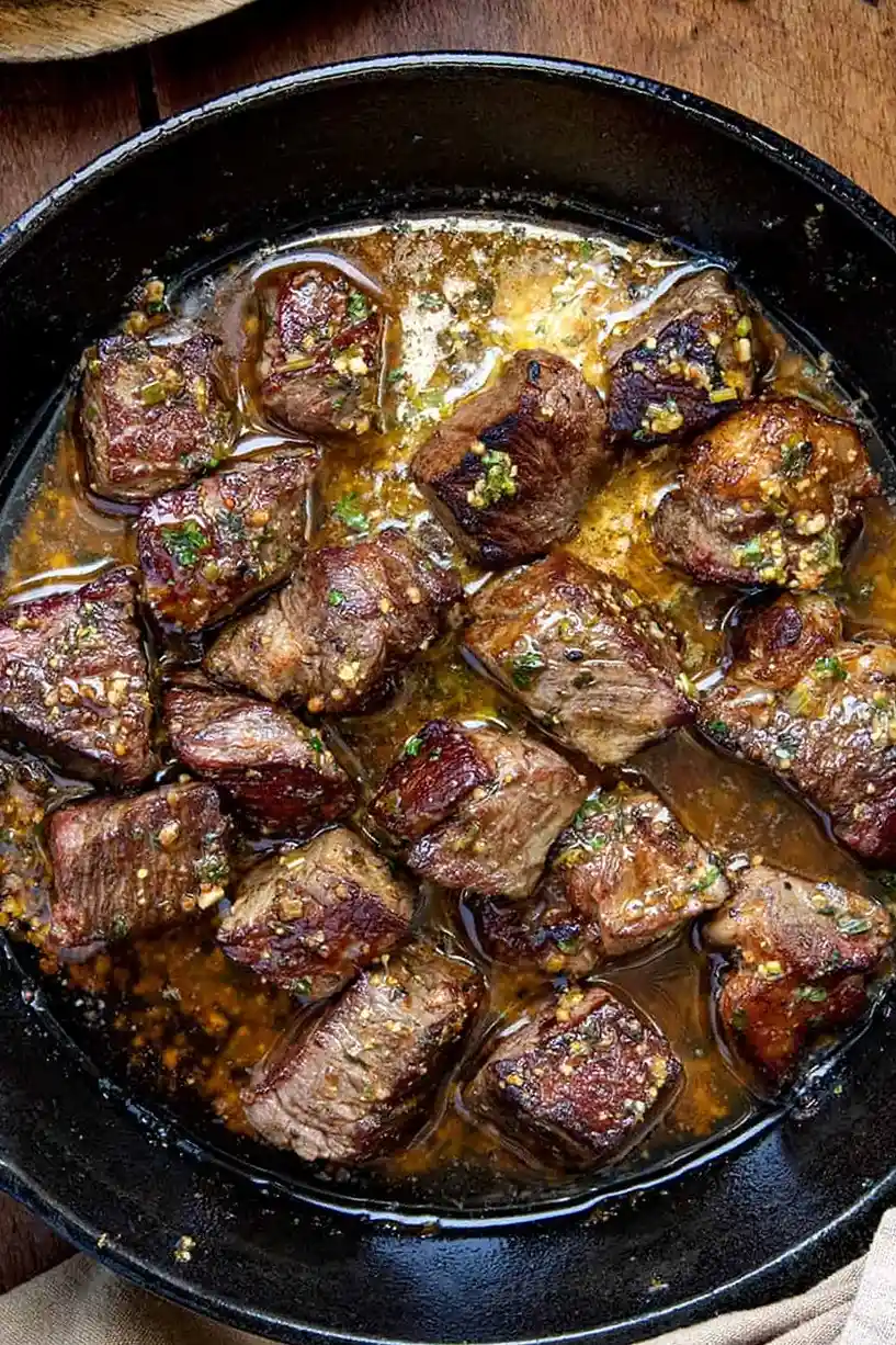 Cowboy Butter Steak Bites 3 Recipe image