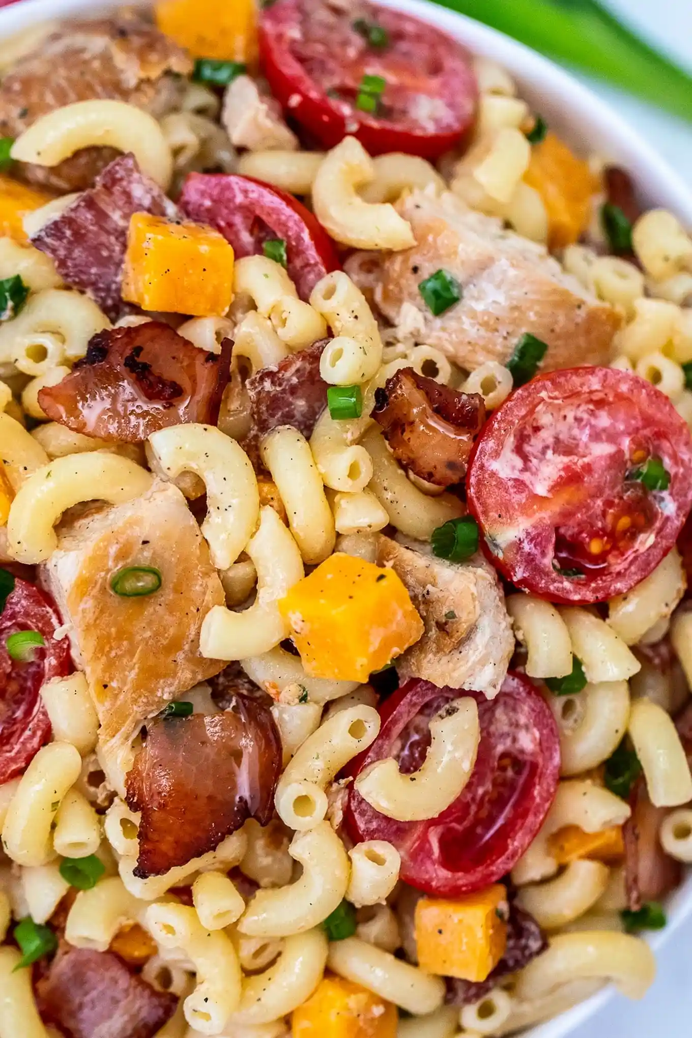 Creamy Ranch Chicken Pasta Salad with Turkey Bacon 3 Recipe image