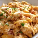 Creamy Slow Cooker Chicken Taco Pasta 4 Creamy Slow Cooker Chicken Taco Pasta