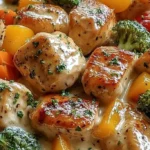 Slow Cooker Creamy Garlic Chicken with Fresh Vegetables 4 Slow Cooker Creamy Garlic Chicken with Fresh Vegetables