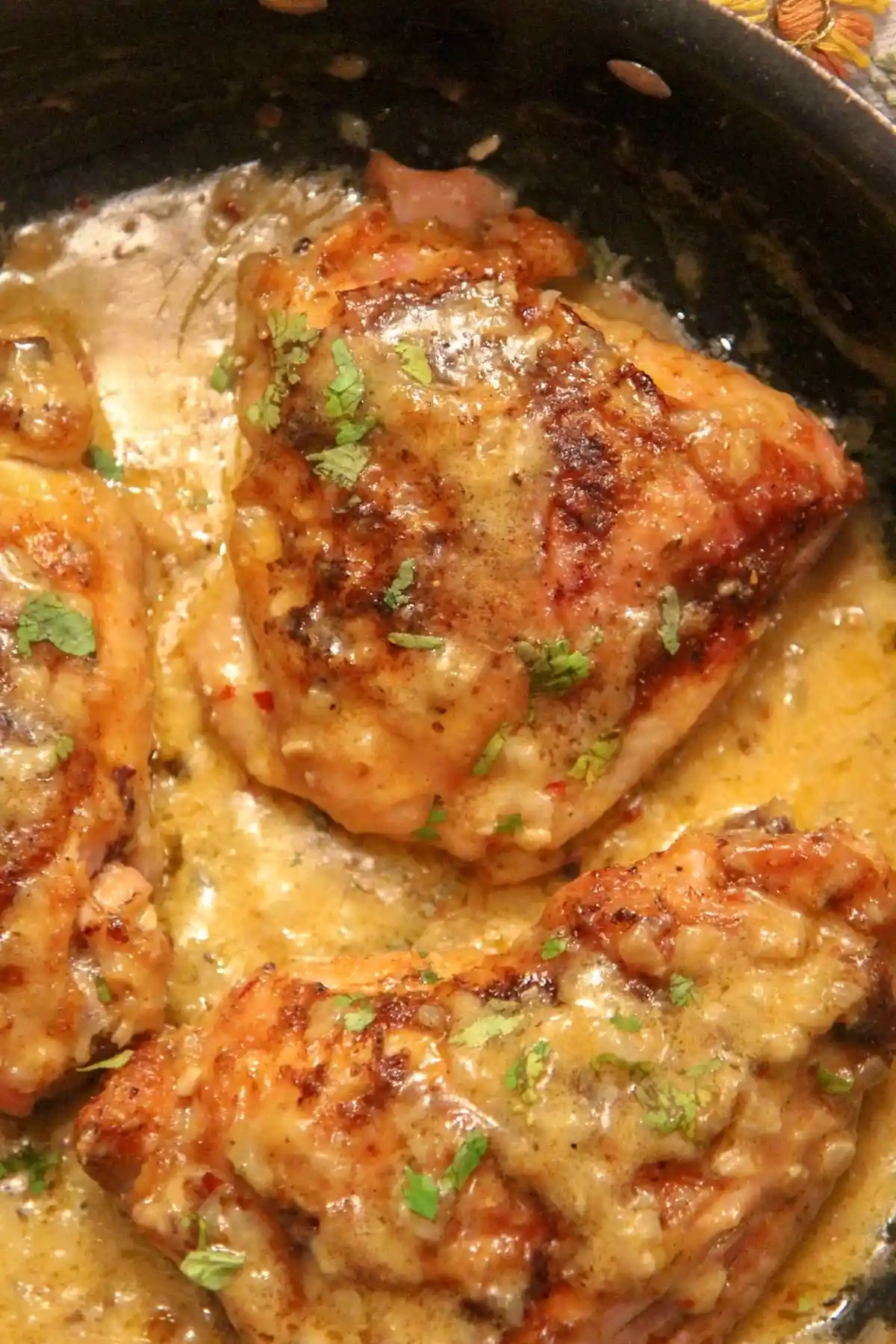 Oven-Baked Creamy Smothered Chicken Thighs 3 Recipe image