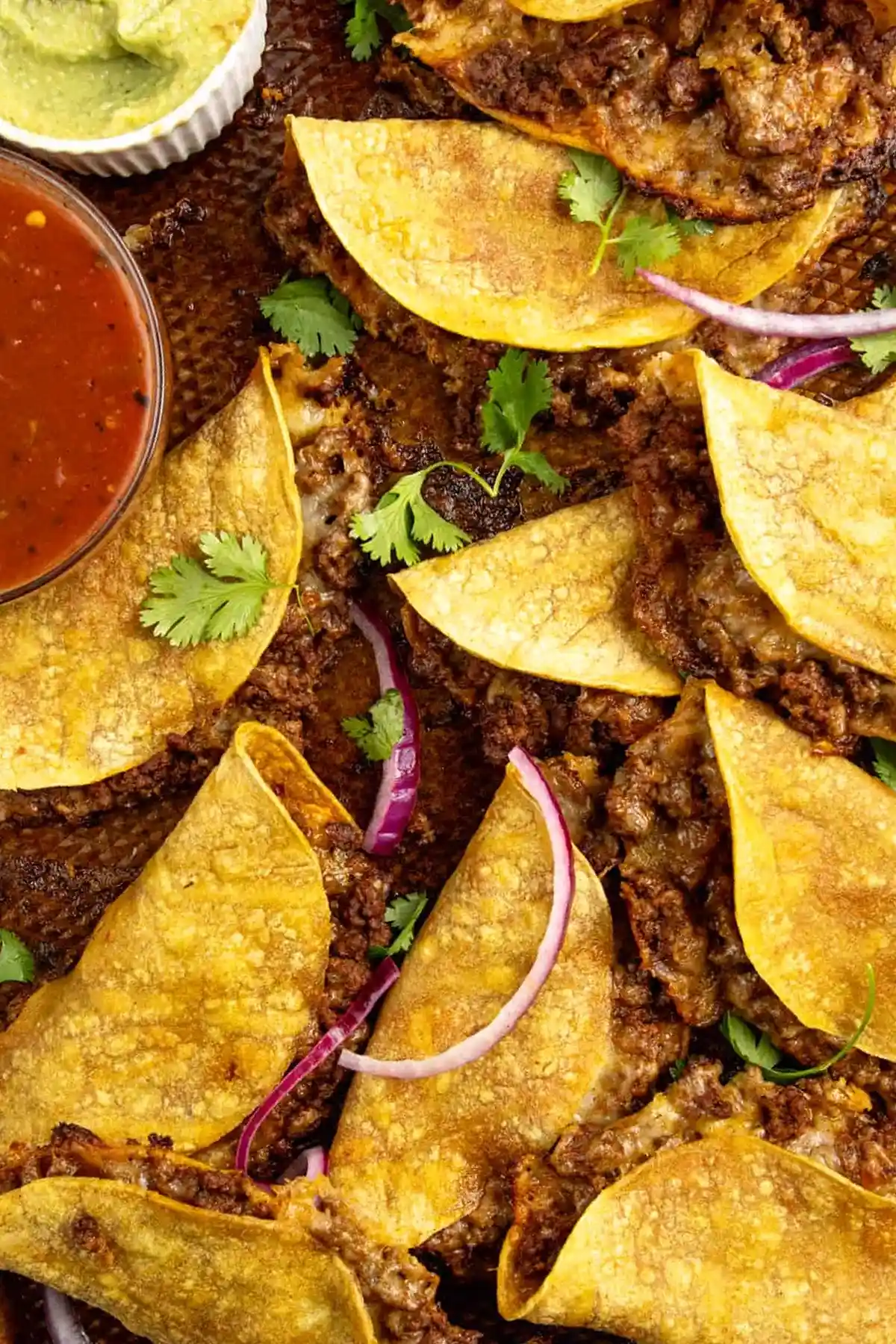 Crispy Baked Ground Beef Tacos 3 Recipe image