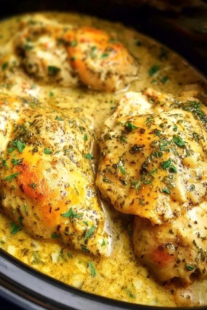 Slow Cooker Creamy Angel Chicken 3 Recipe image