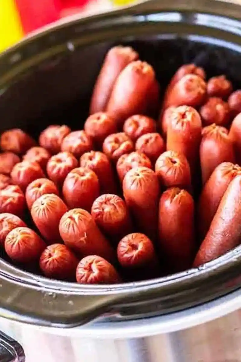 Slow Cooker Beef Hot Dogs with Chili 3 Recipe image