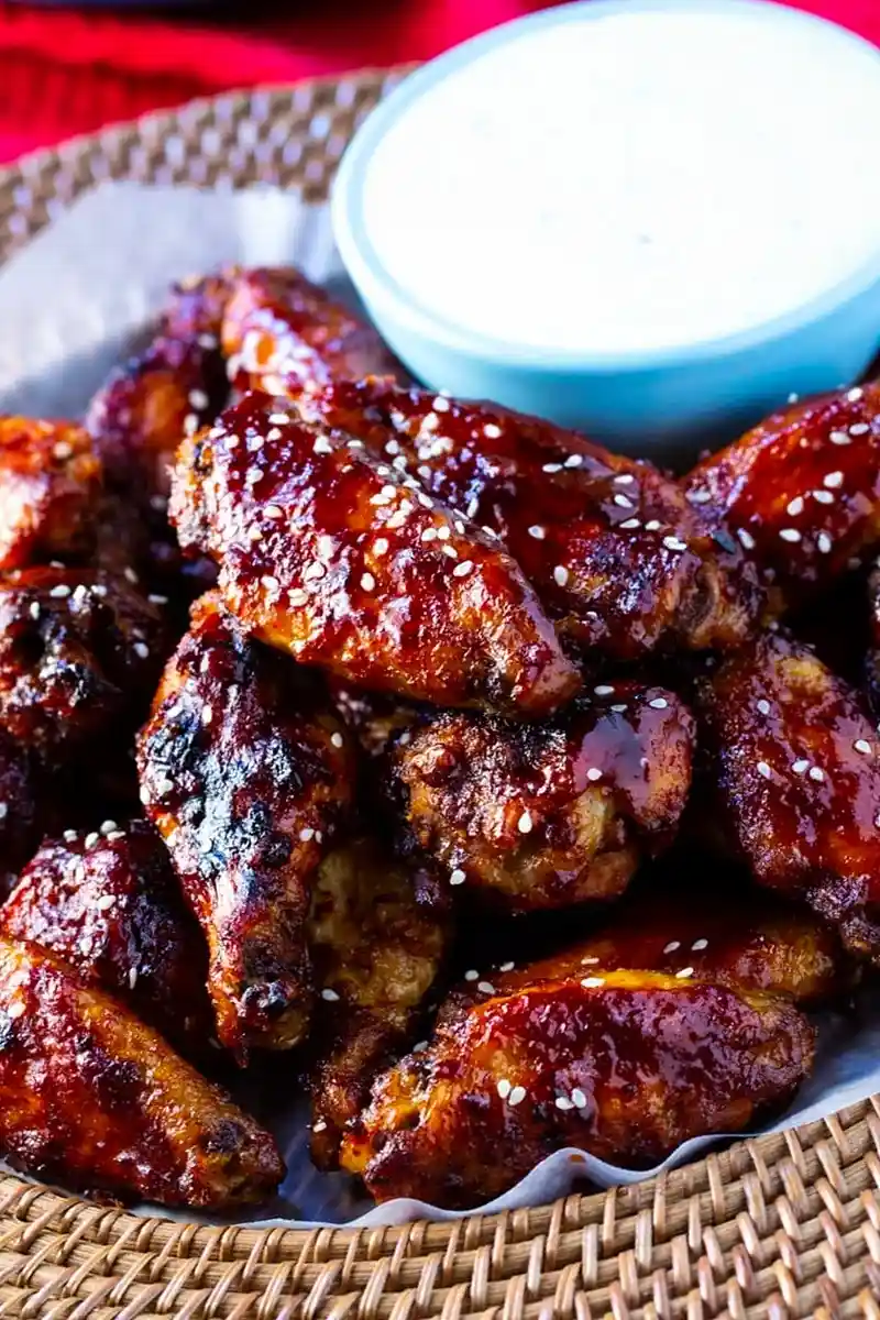 Crock Pot Sweet and Spicy Sticky Wings 3 Recipe image