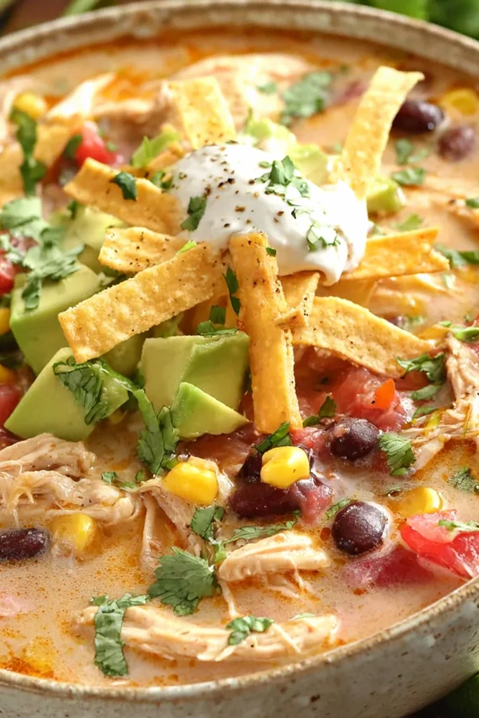 Slow Cooker Chicken Tortilla Soup 3 Recipe image