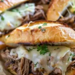 Slow Cooker French Dip Sandwiches 4 Slow Cooker French Dip Sandwiches