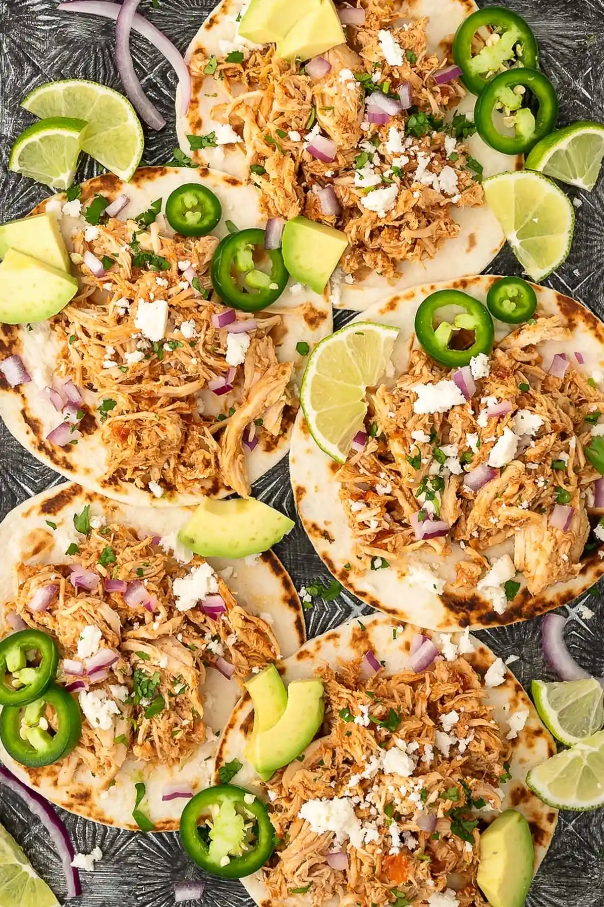 Easy Slow Cooker Shredded Chicken Tacos 3 Recipe image