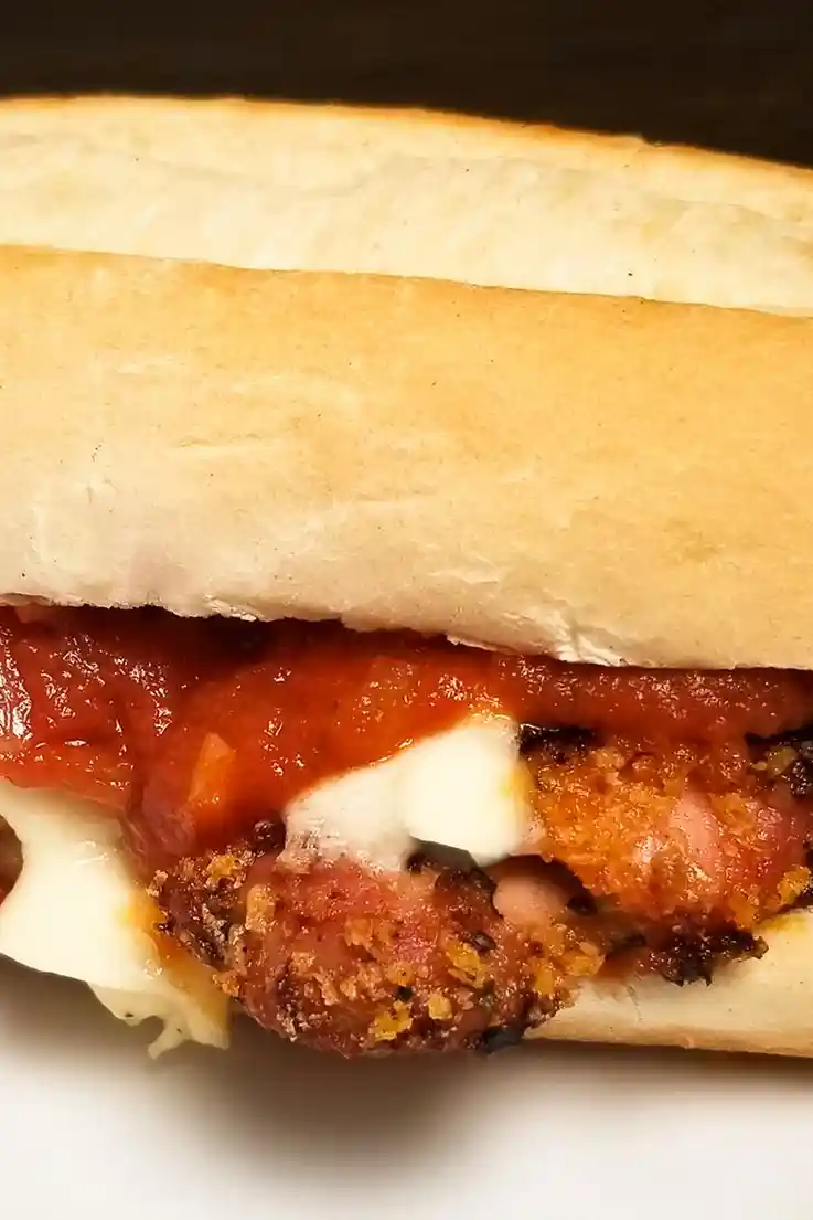 Easy Baked Chicken Parmesan Sub Sandwiches 3 Recipe image