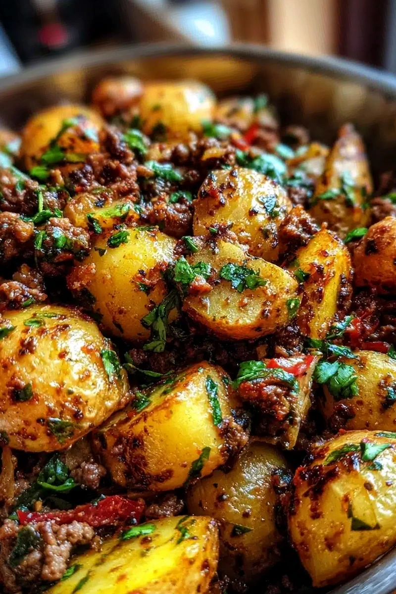 One-Pan Ground Beef and Potatoes Dinner 3 Recipe image