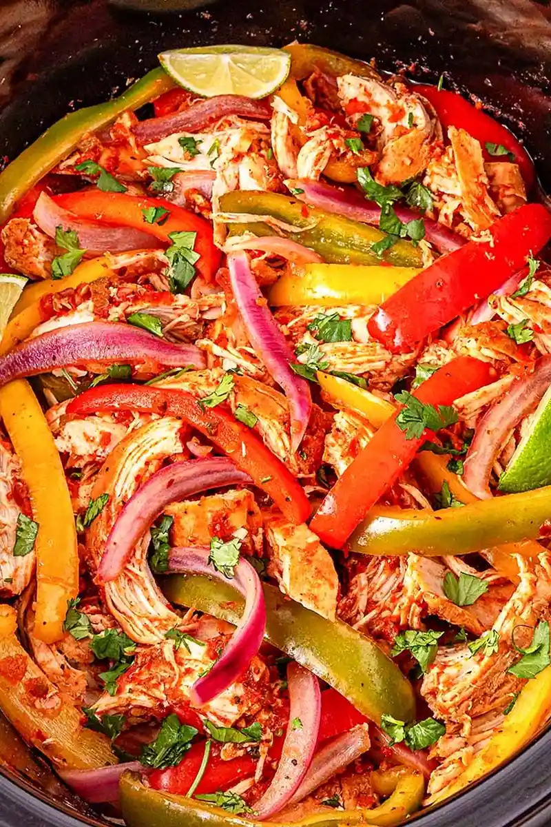 Easy Slow Cooker Chicken Fajitas 3 Recipe image