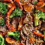 Quick Savory Beef and Vegetable Stir Fry 4 Quick Savory Beef and Vegetable Stir Fry