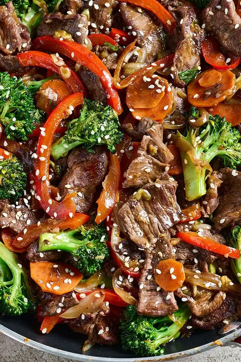 Quick Savory Beef and Vegetable Stir Fry 3 Recipe image