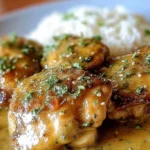 Slow Cooker Chicken Thighs with Rich Creamy Gravy 4 Slow Cooker Chicken Thighs with Rich Creamy Gravy