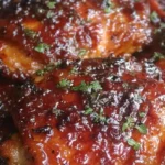 Slow Cooker Honey Garlic Chicken Thighs 4 Slow Cooker Honey Garlic Chicken Thighs