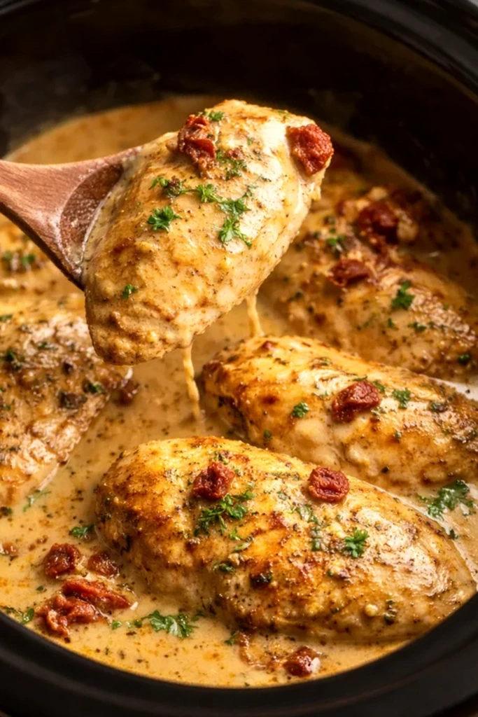 Easy Crockpot Marry Me Chicken 3 Recipe image