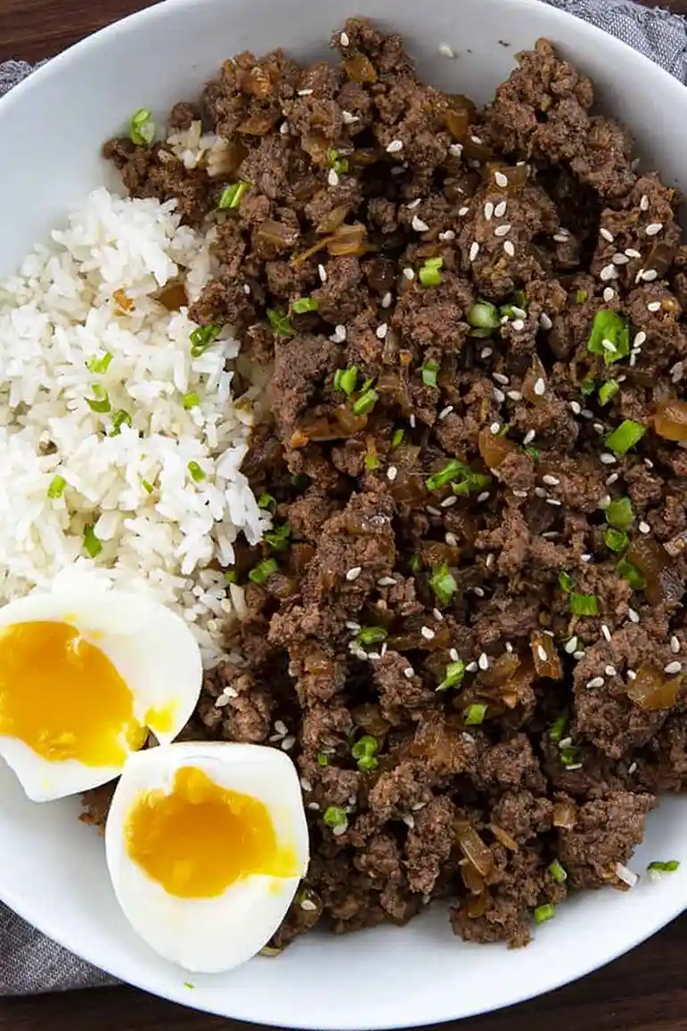Quick Ground Beef Bulgogi Bowls 3 Recipe image