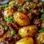 Savory Ground Beef and Potato Skillet 4 Savory Ground Beef and Potato Skillet