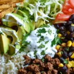 Homemade Ground Beef Burrito Bowls 4 Homemade Ground Beef Burrito Bowls