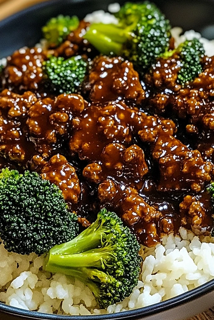 Quick Honey Garlic Ground Beef and Broccoli Stir-Fry 3 Recipe image