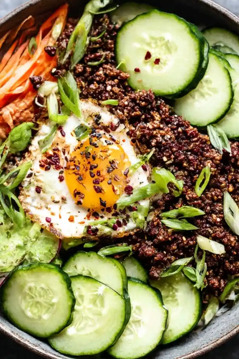 Korean Ground Beef Bowls 3 Recipe image