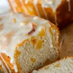 Easy Peach Bread Recipe with Peach Glaze 4 Easy Peach Bread Recipe with Peach Glaze