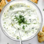 Creamy Homemade Greek Tzatziki Sauce 4 Creamy Homemade Greek Tzatziki Sauce