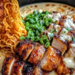 Fiery Chicken Ramen with Creamy Garlic Sauce 4 Fiery Chicken Ramen with Creamy Garlic Sauce