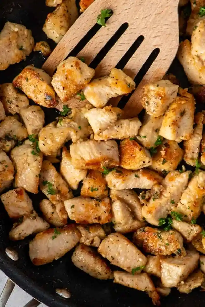 Savory Garlic Butter Chicken Bites 3 Recipe image